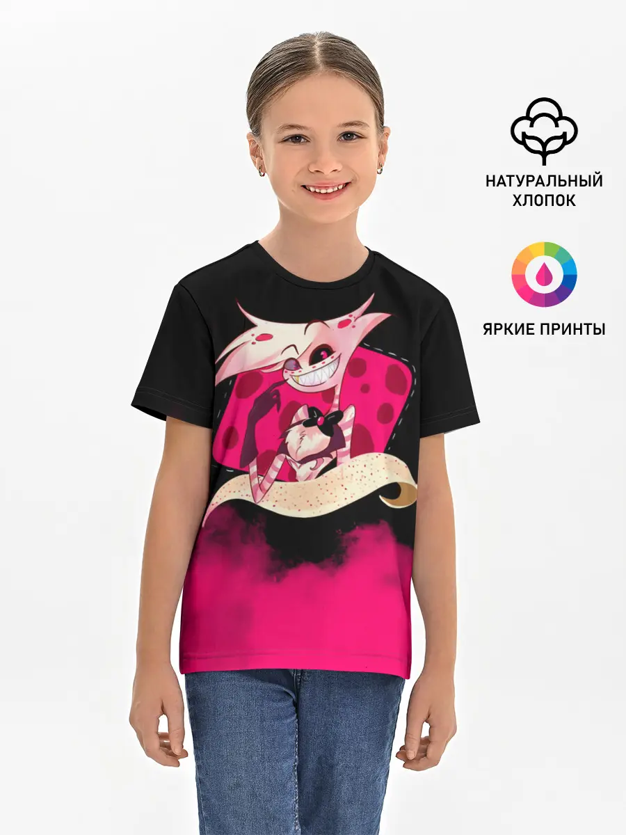 Детская базовая футболка / Hazbin Hotel