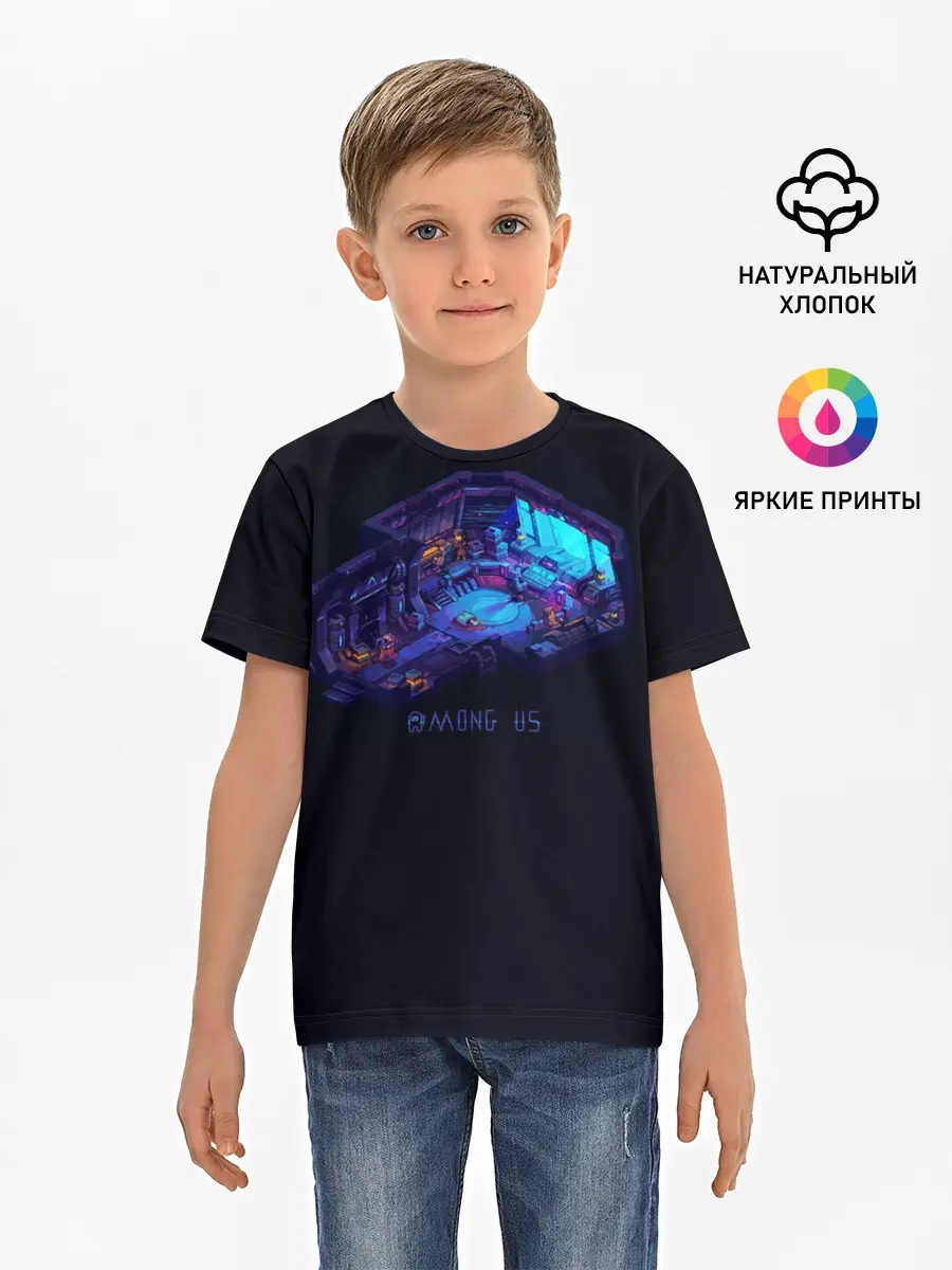 Детская базовая футболка / Among Us