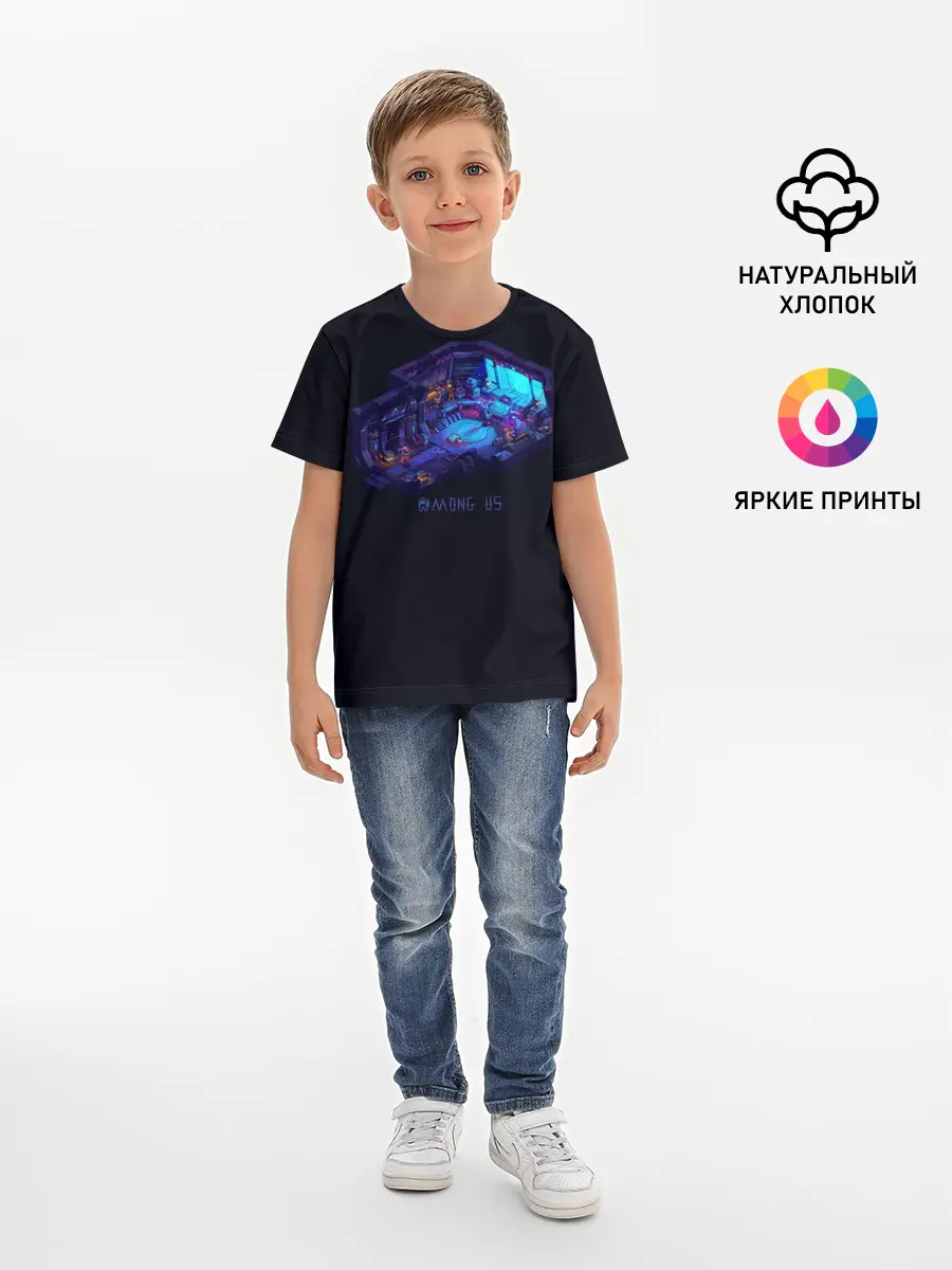 Детская базовая футболка / Among Us