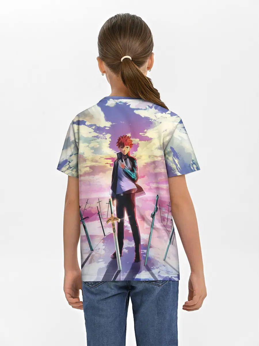 Детская базовая футболка / Emiya Shirou