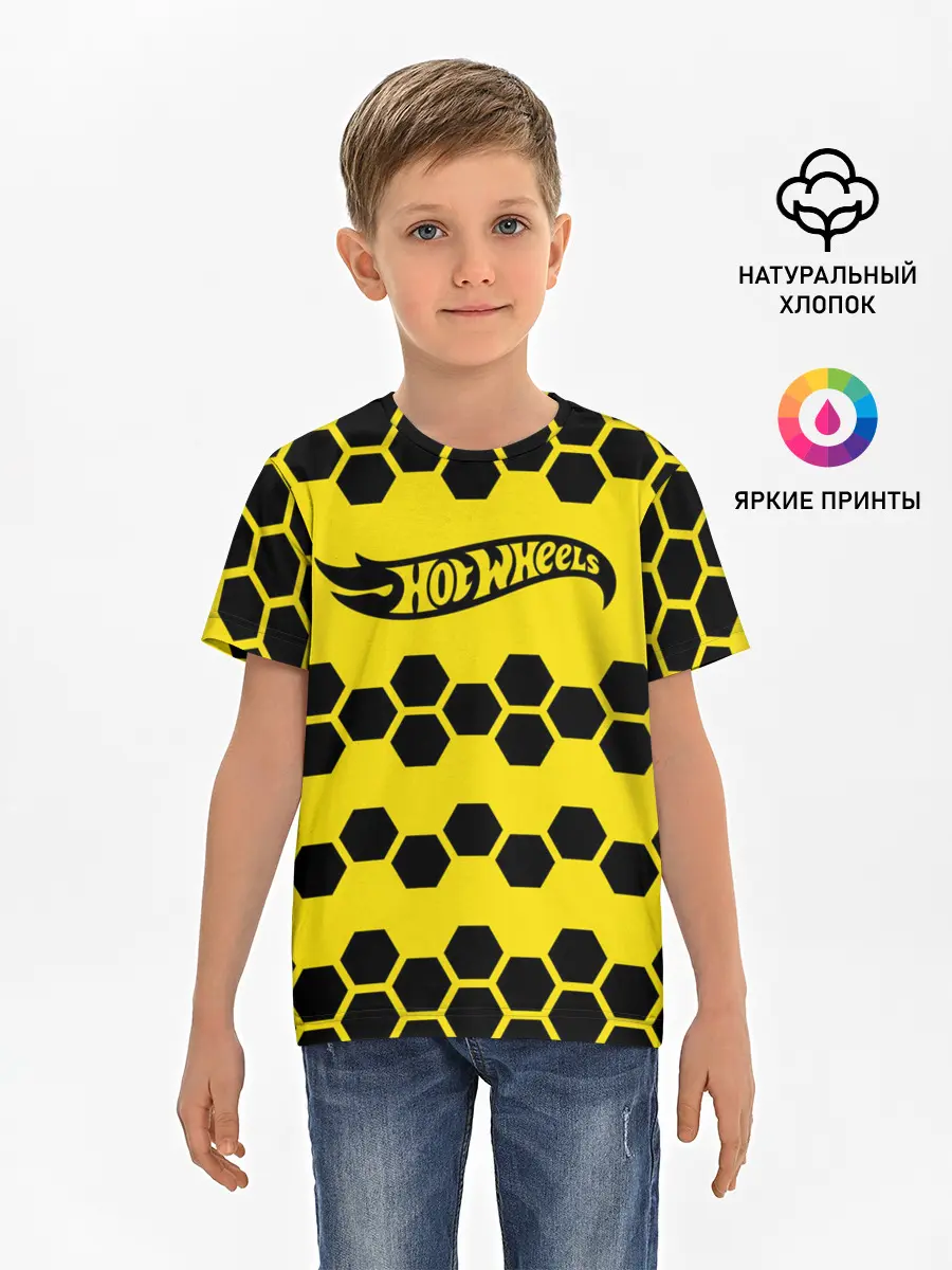 Детская базовая футболка / Hot Wheels