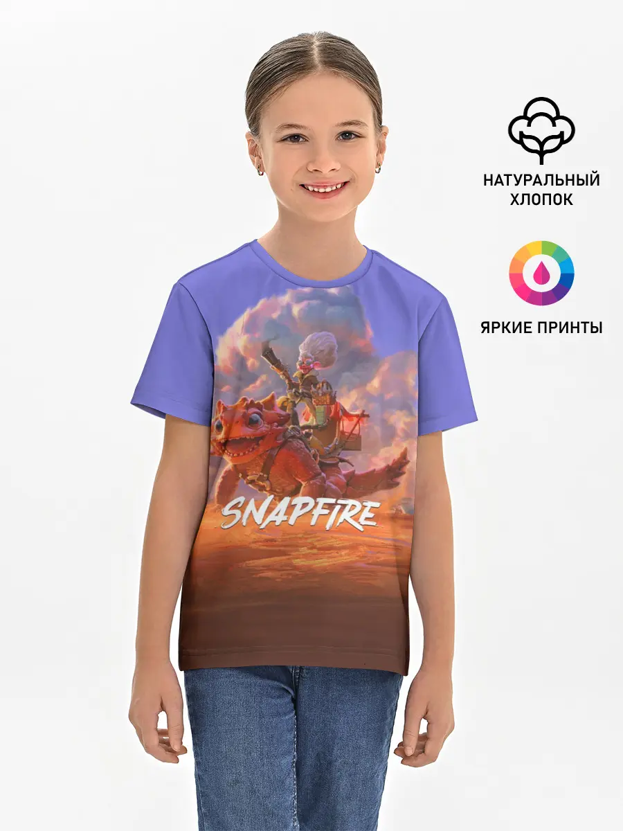 Детская базовая футболка / Snapfire