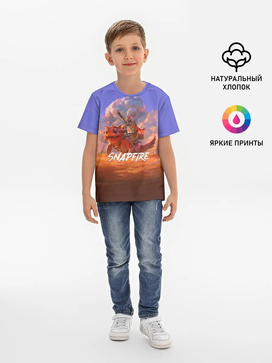 Детская базовая футболка / Snapfire