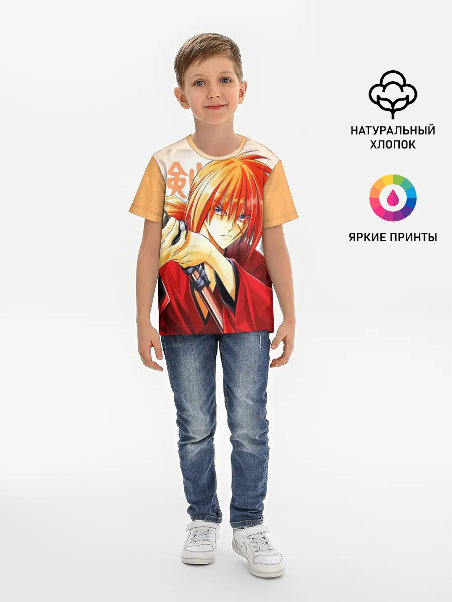 Детская базовая футболка / Химура - Бродяга Кэнсин