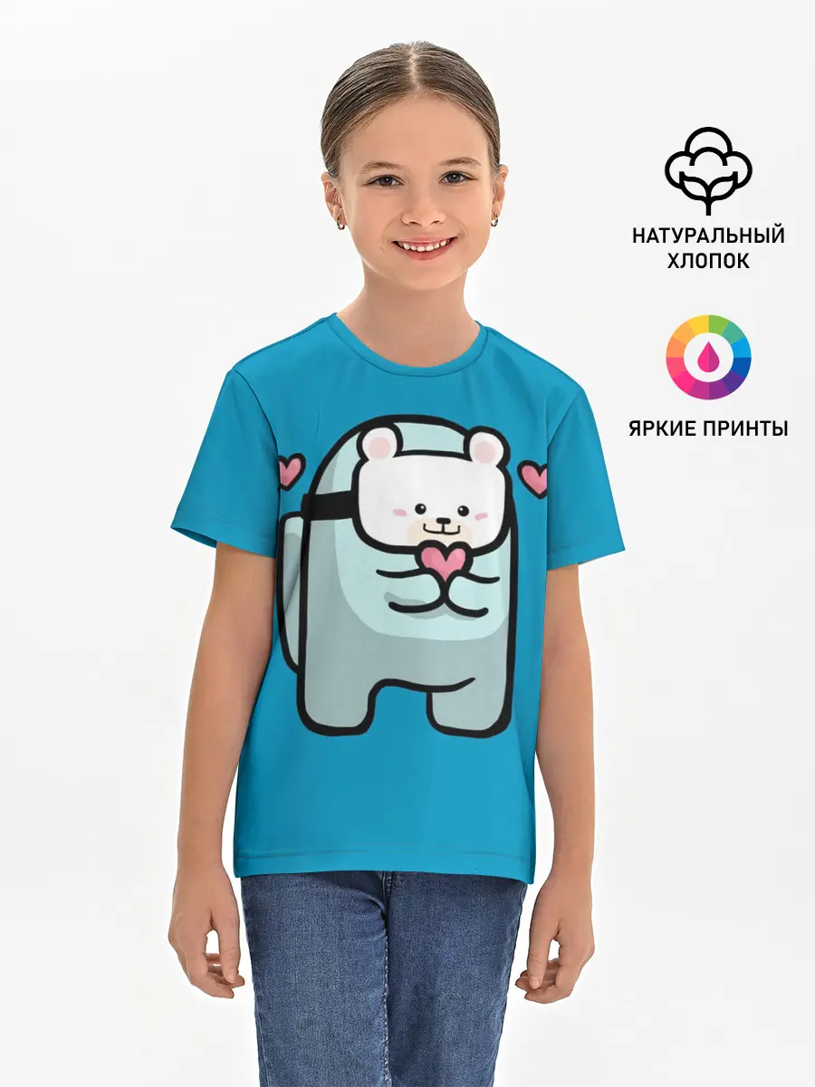 Детская базовая футболка / Nyan Cat