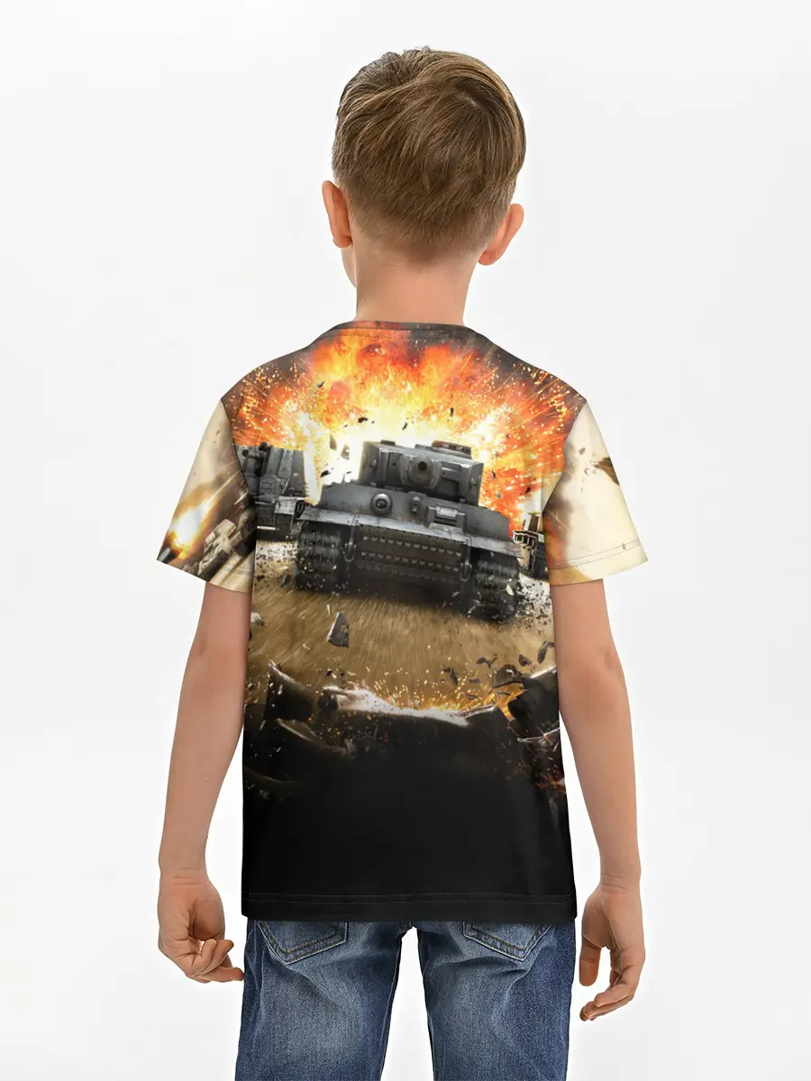 Детская базовая футболка / ТАНКИ