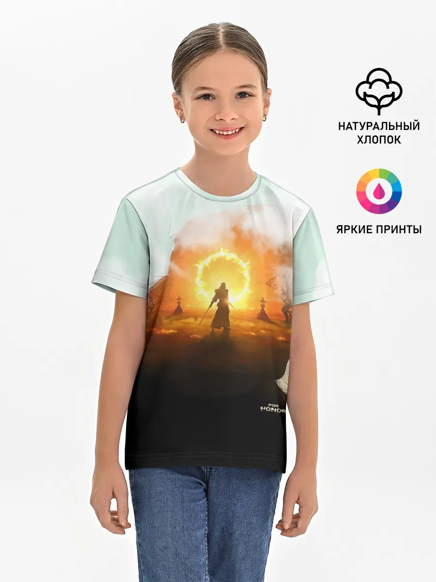Детская базовая футболка / For Honor Mirage