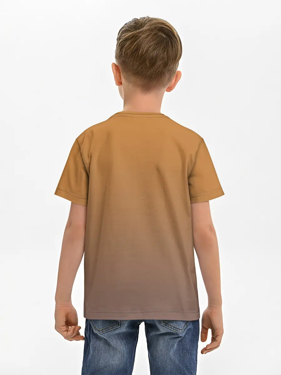 Детская базовая футболка / анимешная девочка очки офис