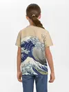 Детская базовая футболка / Kanagawa Wave Art