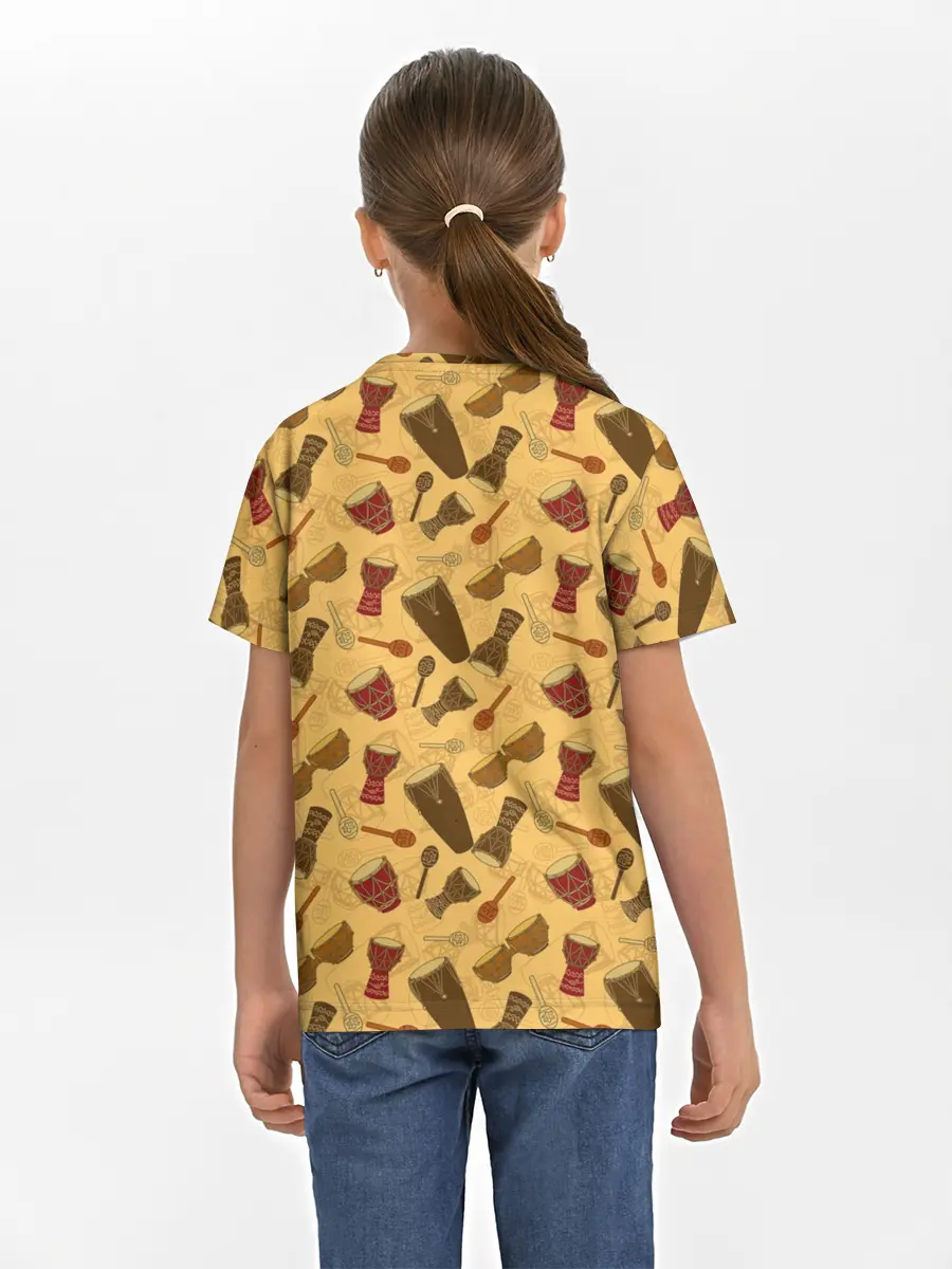 Детская базовая футболка / Ударные Инструменты