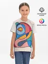 Детская базовая футболка / Абстракция полет фантазии