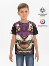 Детская базовая футболка / Маска тигра