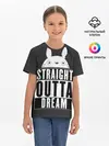 Детская базовая футболка / Тоторо Straight outta dream