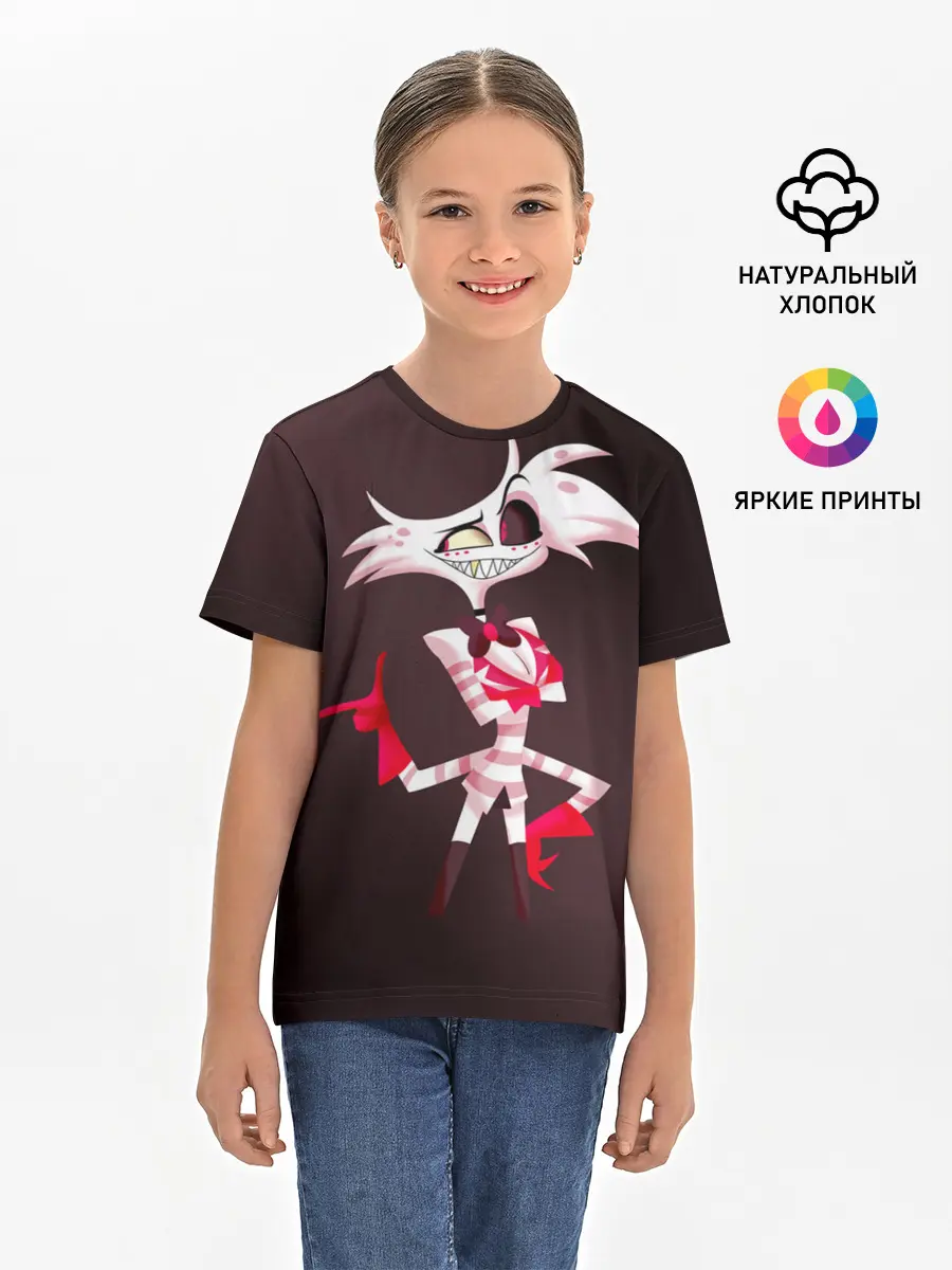 Детская базовая футболка / Hazbin Hotel