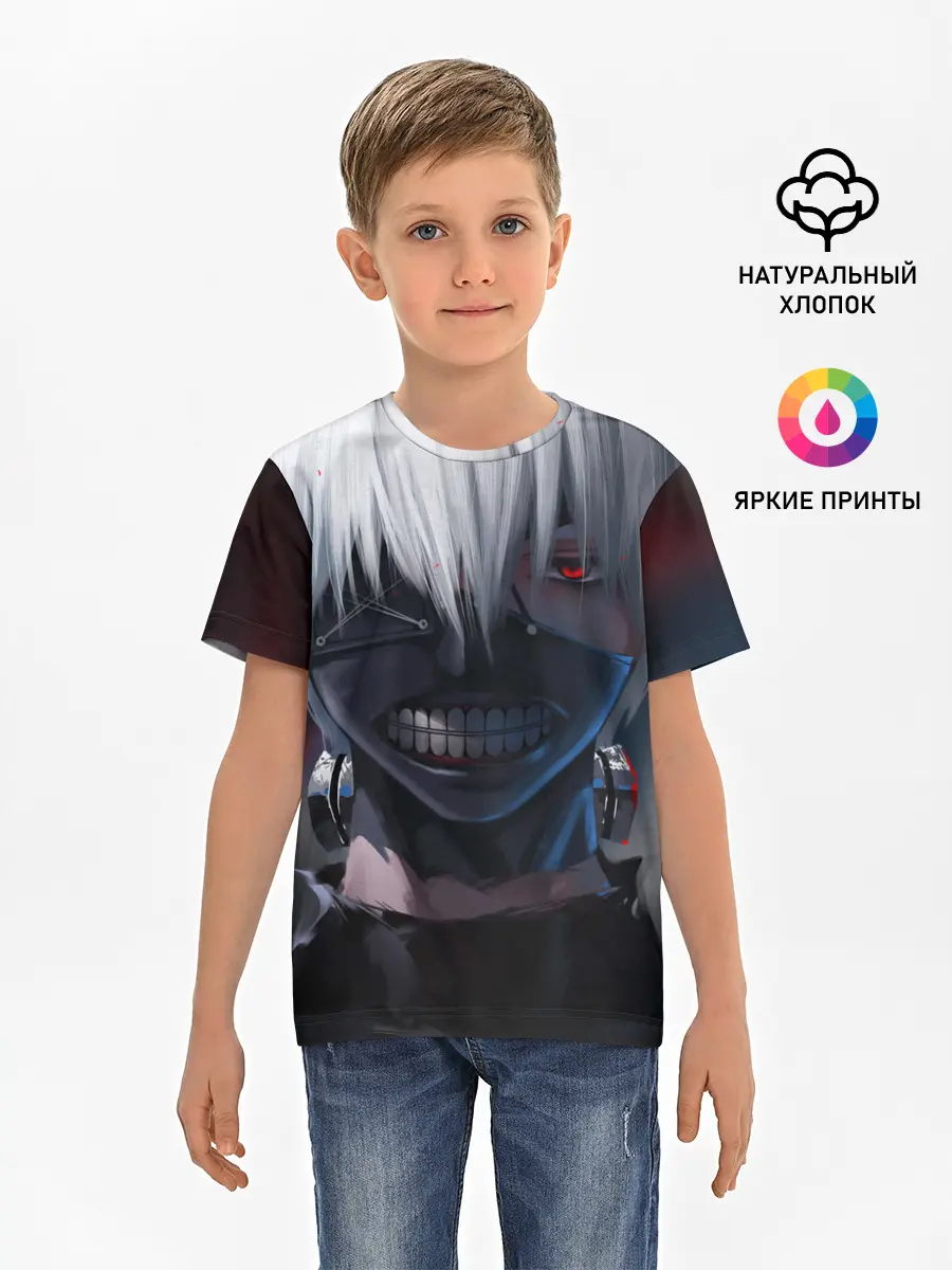 Детская базовая футболка / TOKYO GHOUL | ТОКИЙСКИЙ ГУЛЬ