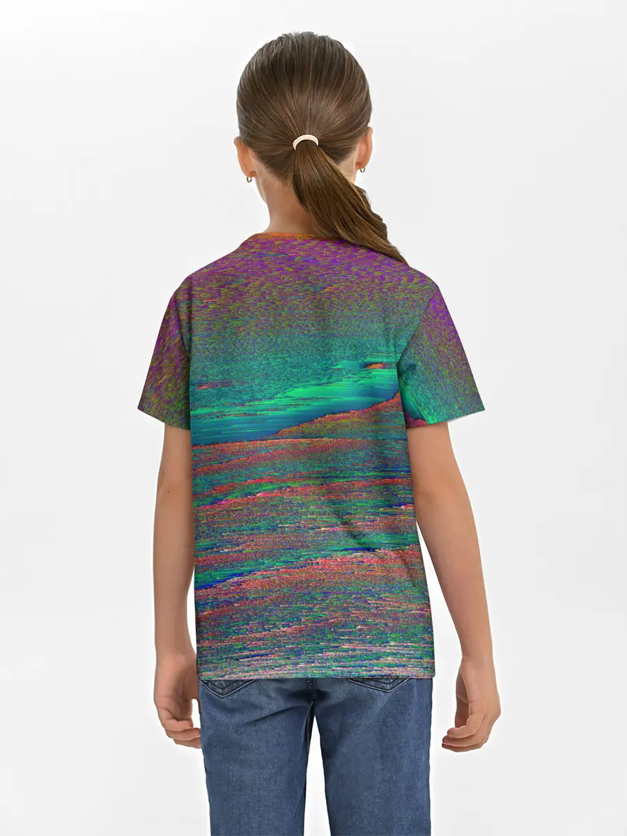 Детская базовая футболка / ГЛИТЧ | ПОМЕХИ