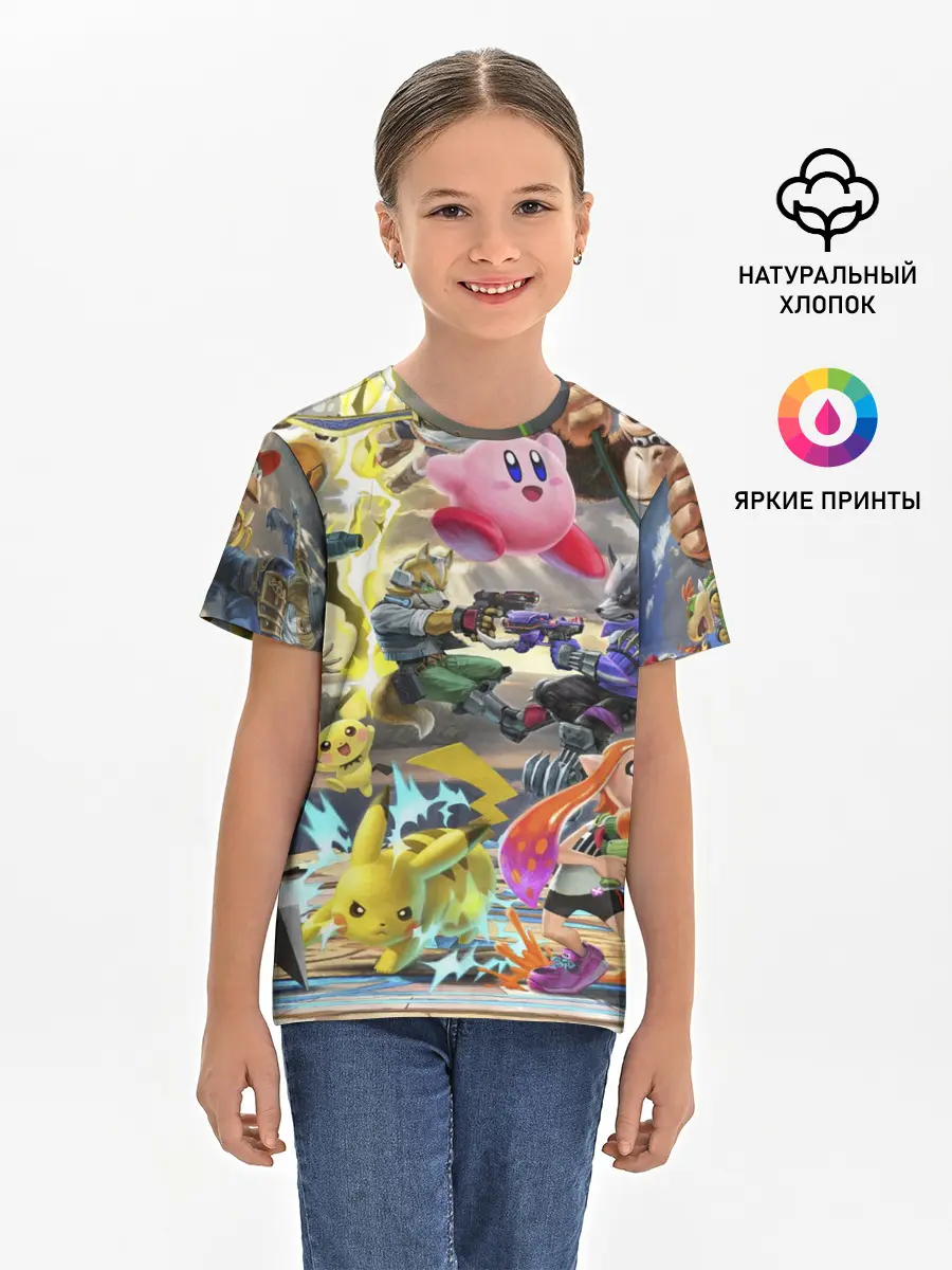 Детская базовая футболка / Super Smash World