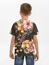 Детская базовая футболка / цветы