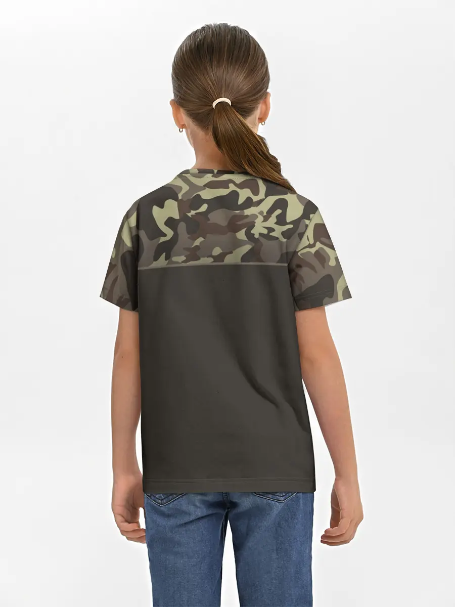 Детская базовая футболка / Камуфляж 3.0