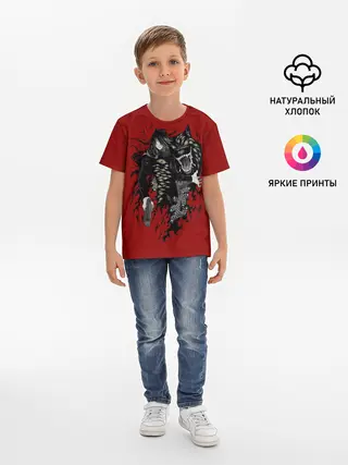 Детская базовая футболка / Алукард пес