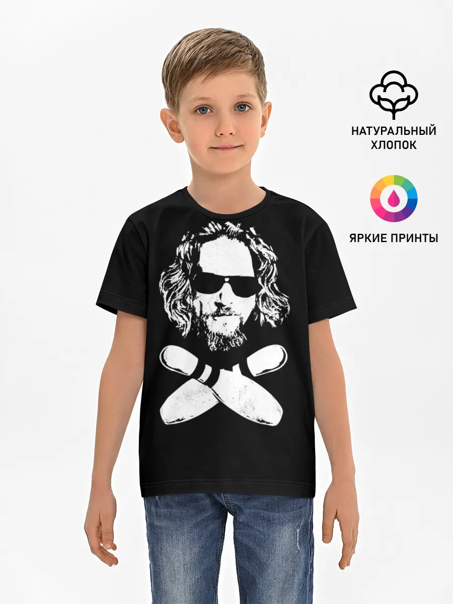 Детская базовая футболка / Большой Лебовски
