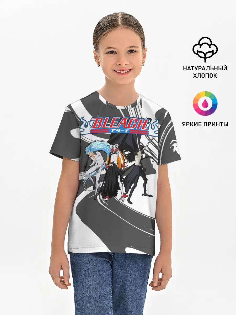 Детская базовая футболка / Блич Манга