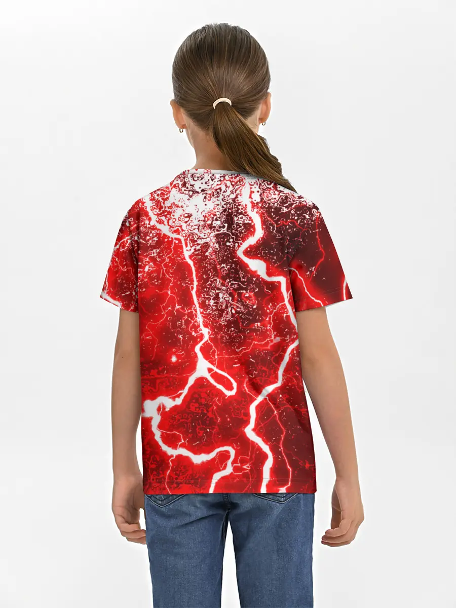 Детская базовая футболка / БРЫЗГИ КРАСОК