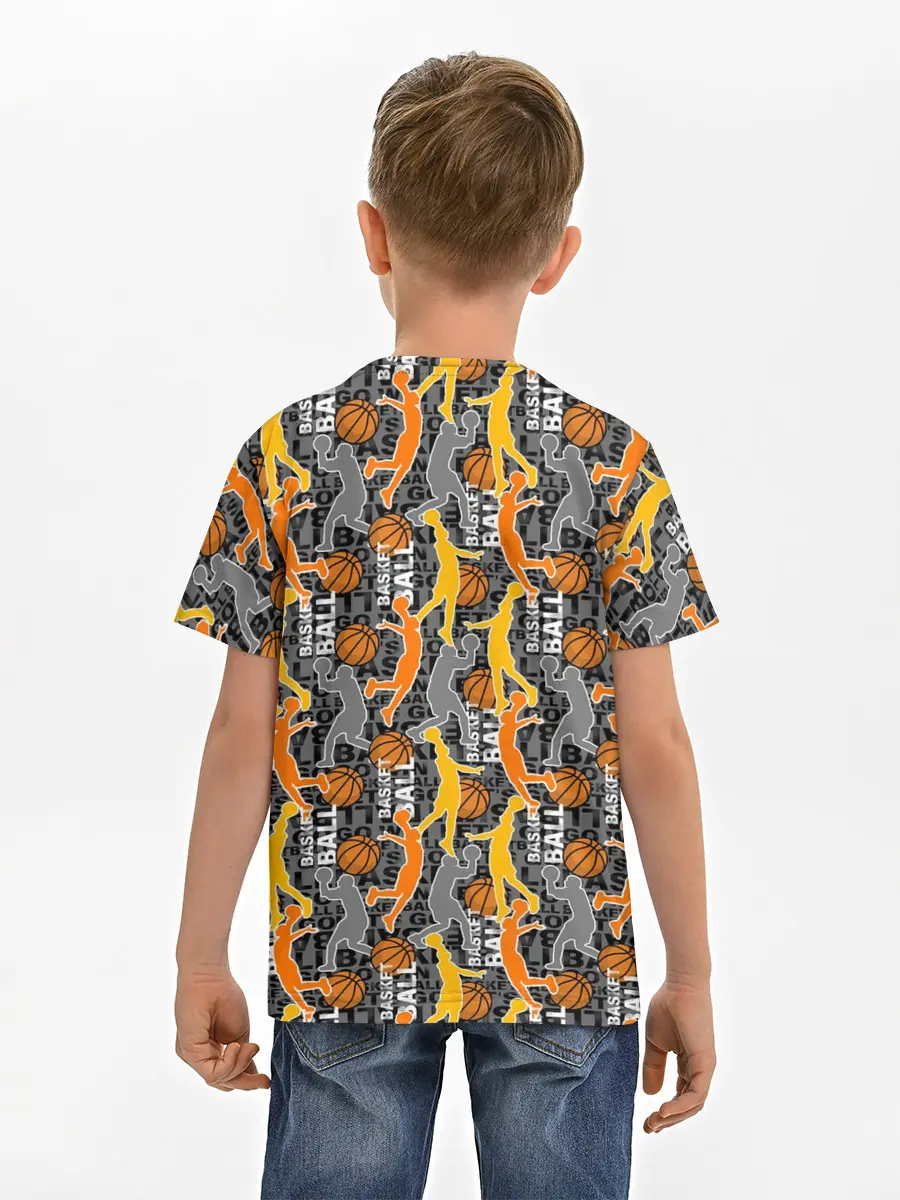 Детская базовая футболка / Basketball