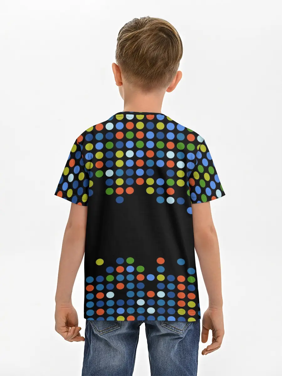 Детская базовая футболка / Динозавр-игрок