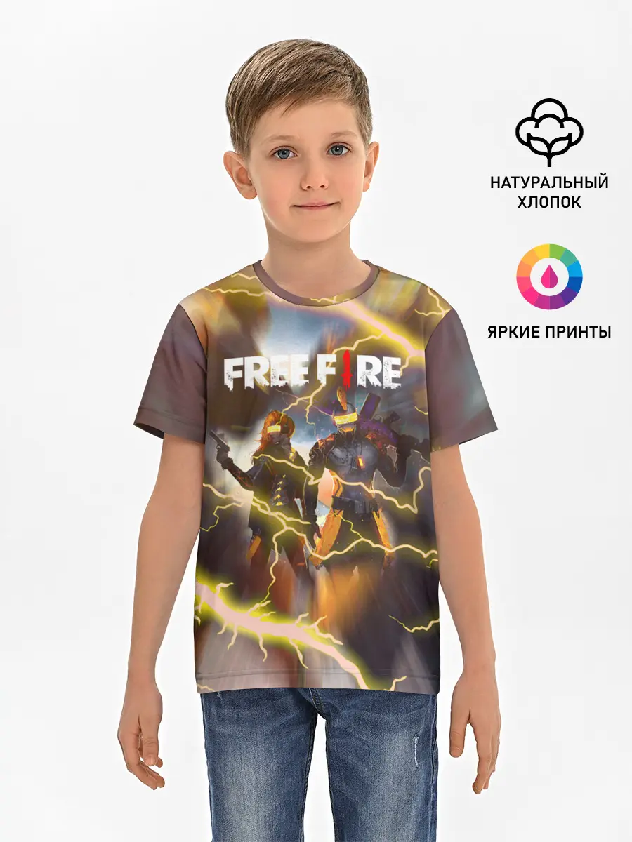 Детская базовая футболка / FREEFIRE | ФРИФАЕР