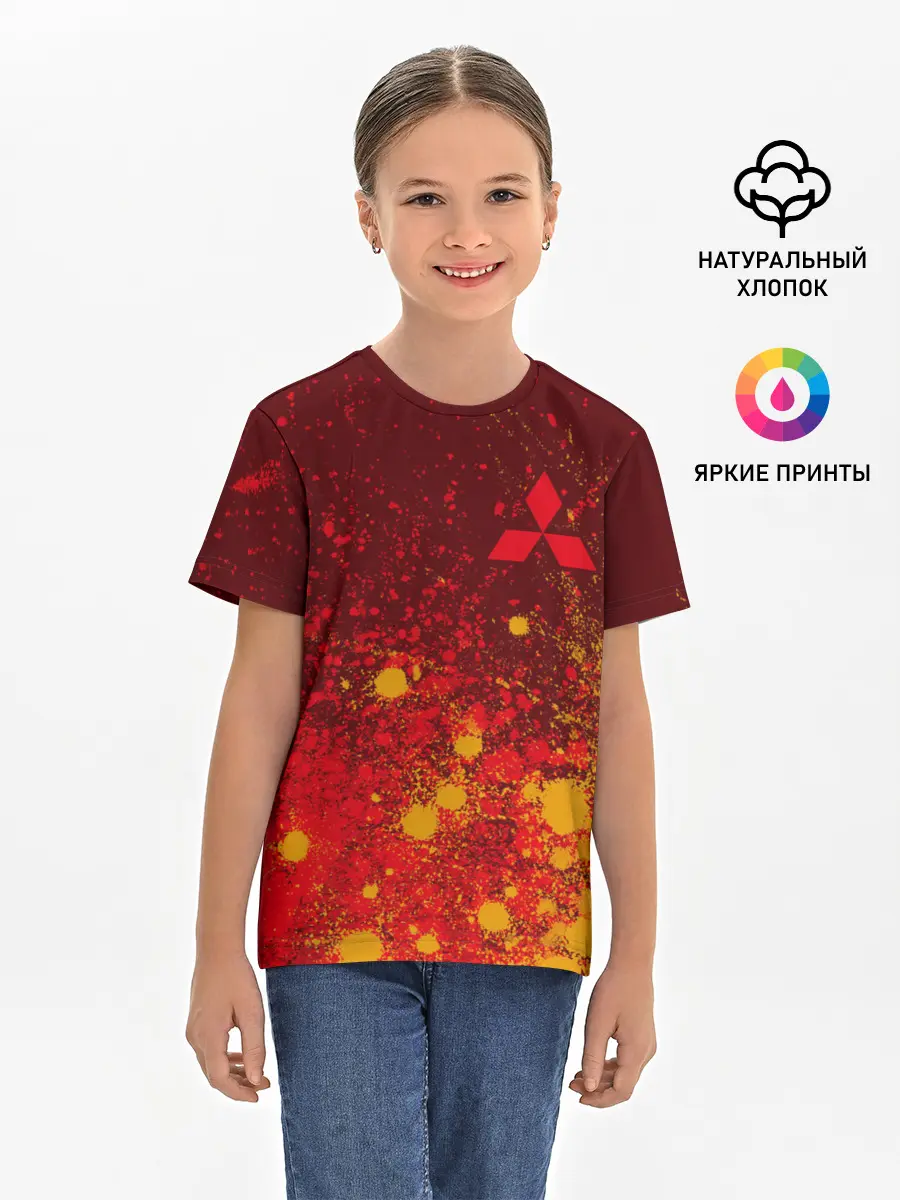 Детская базовая футболка / MITSUBISHI / МИТСУБИСИ