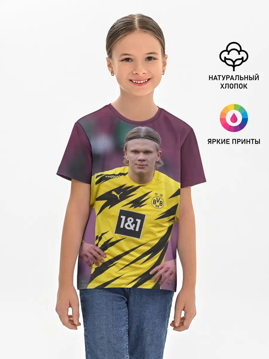 Детская базовая футболка / Erling Haaland