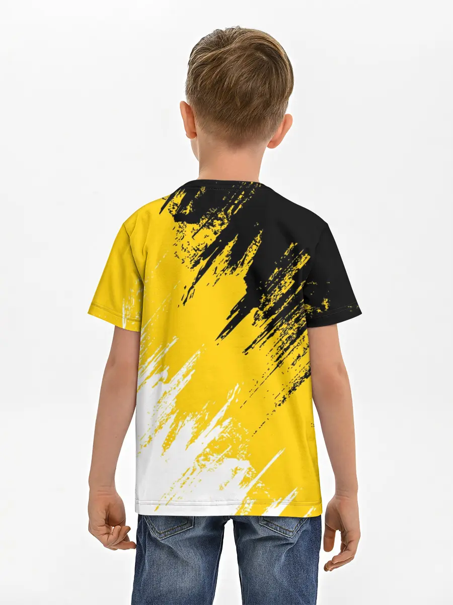 Детская базовая футболка / Имперский флаг и медведь