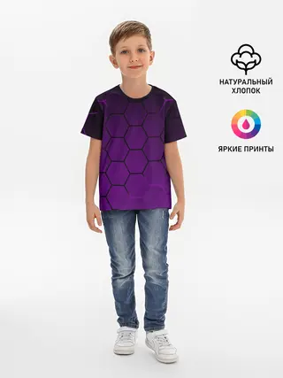 Детская базовая футболка / Неоновая броня