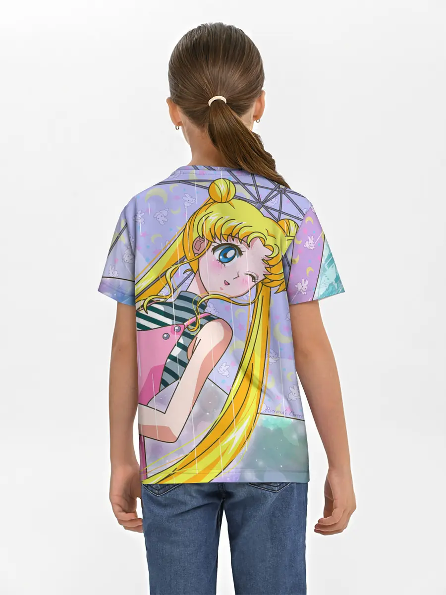 Детская базовая футболка / Sailor Moon