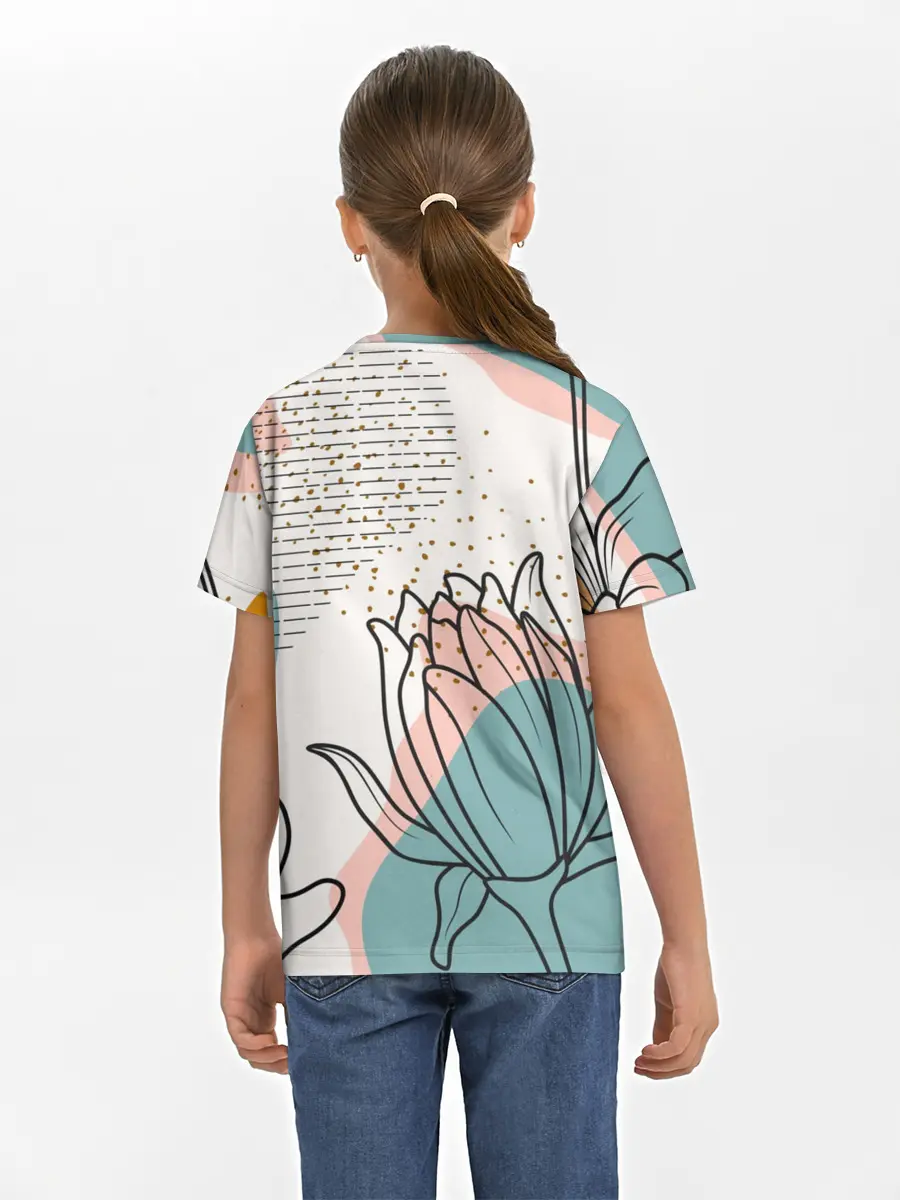 Детская базовая футболка / Цветы