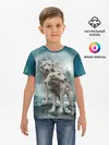 Детская базовая футболка / Волки альбиносы