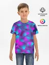 Детская базовая футболка / Неоновые капли