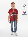 Детская базовая футболка / Новогодний Дзюба