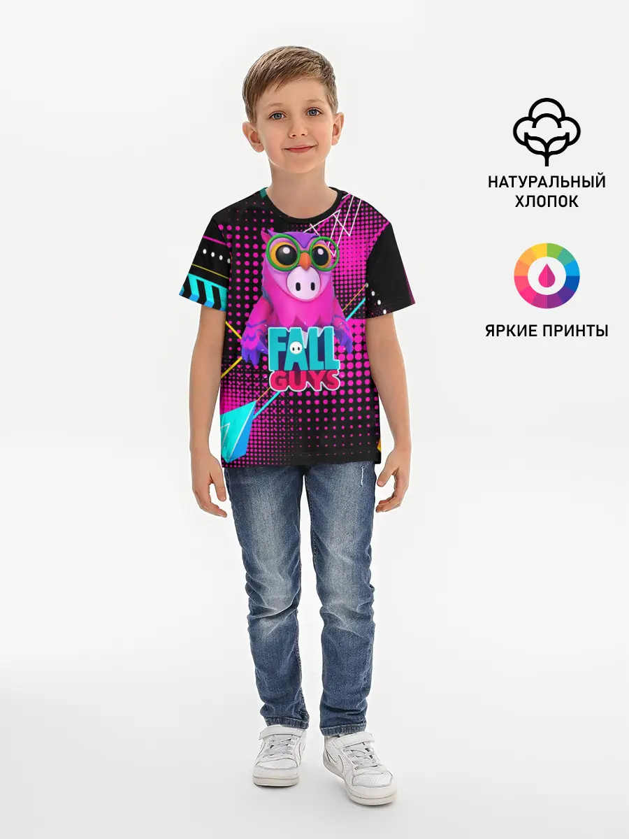 Детская базовая футболка / Fall Guys | Saw
