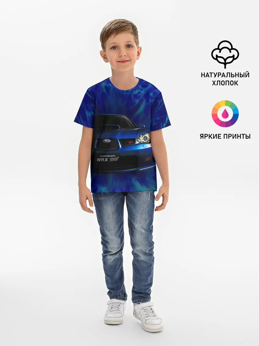 Детская базовая футболка / Subaru