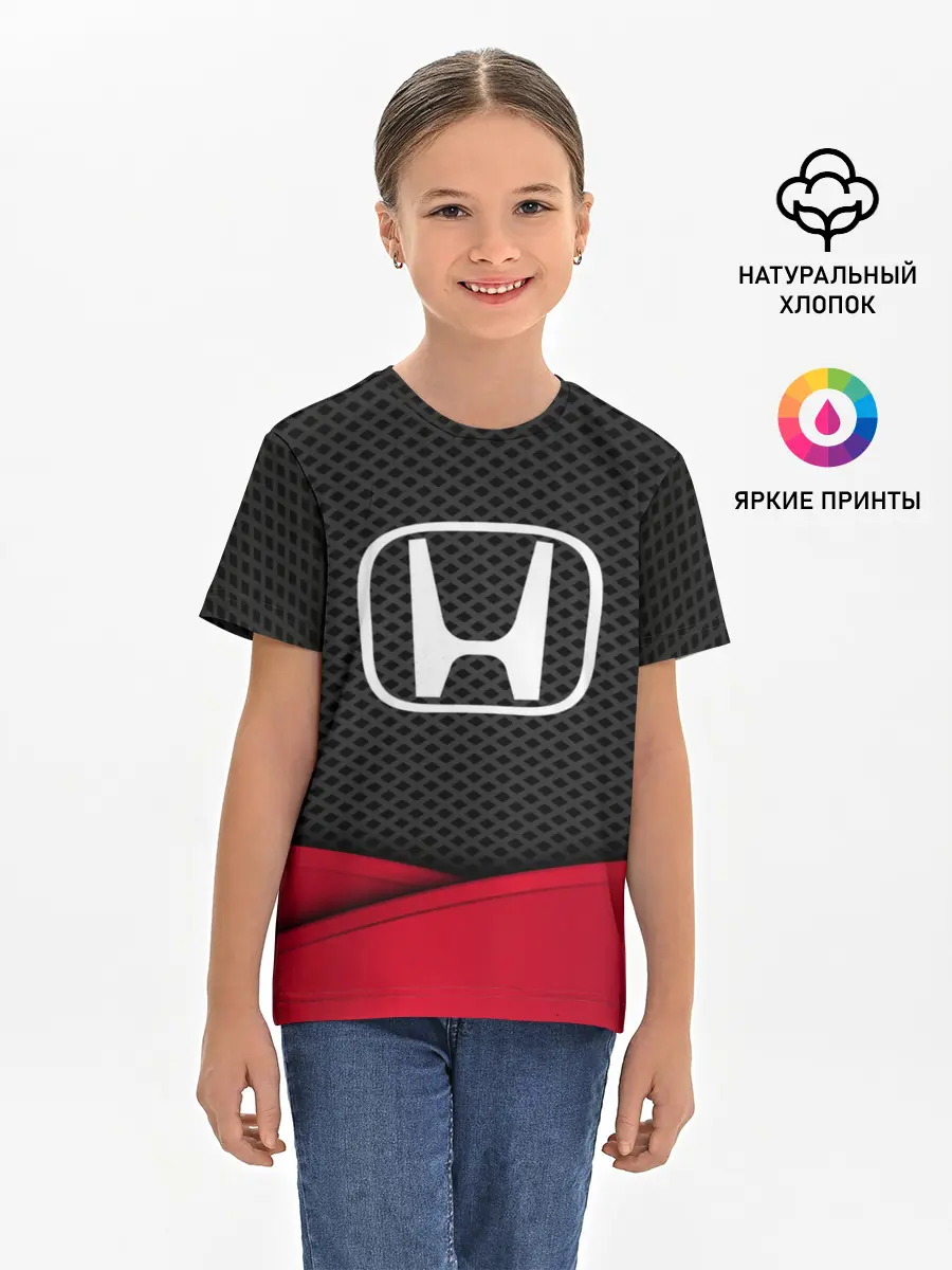 Детская базовая футболка / HONDA