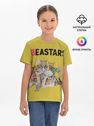 Детская базовая футболка / Beastars Джуно и Луис.
