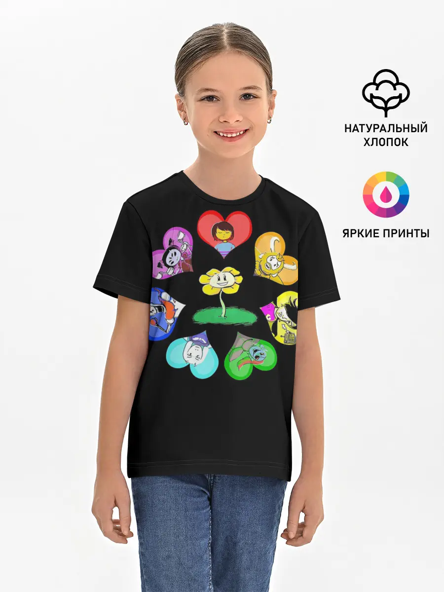 Детская базовая футболка / Undertale