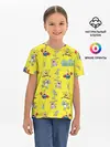 Детская базовая футболка / SpongeBob pattern