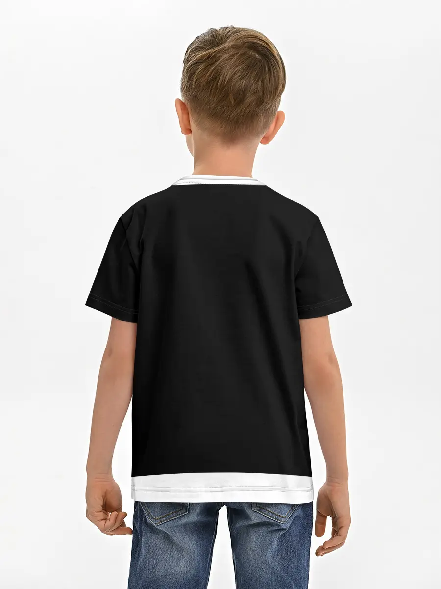 Детская базовая футболка / Никогда не сдавайся