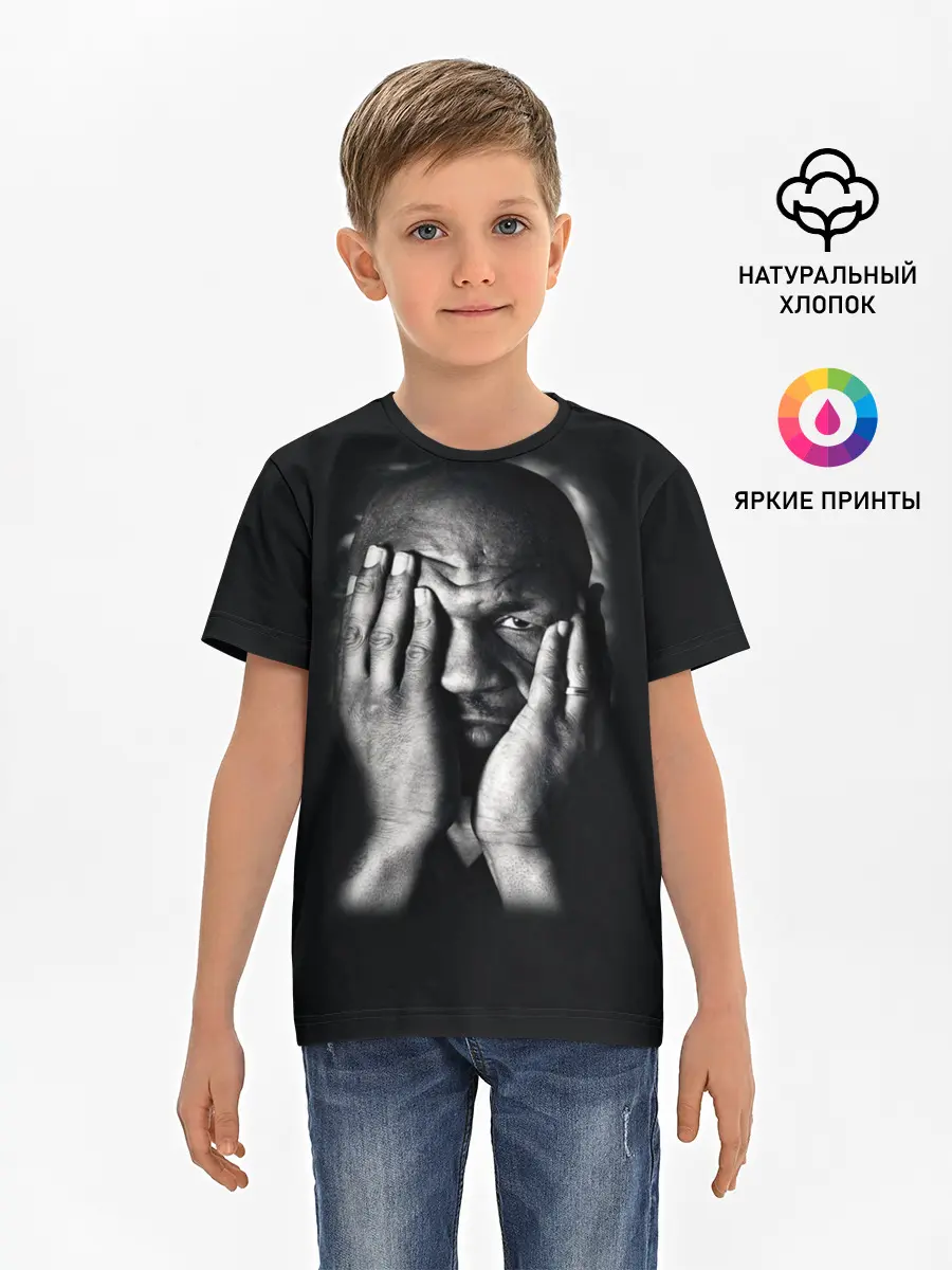 Детская базовая футболка / Майк Тайсон