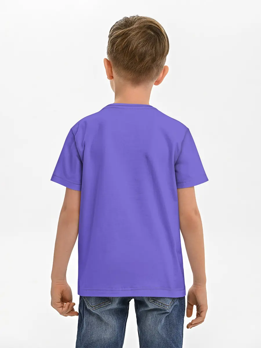 Детская базовая футболка / Аспидно-синий