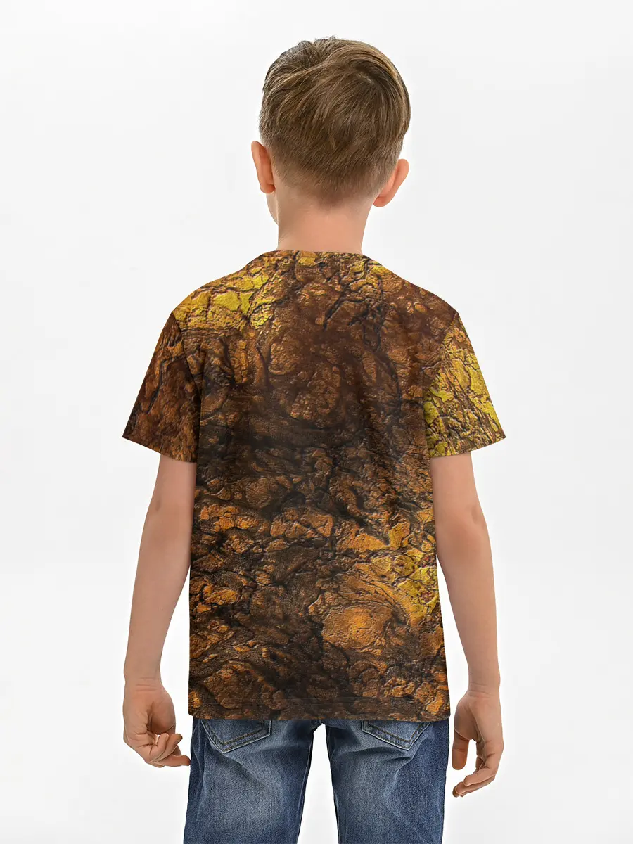 Детская базовая футболка / Абстрактный узор текстура
