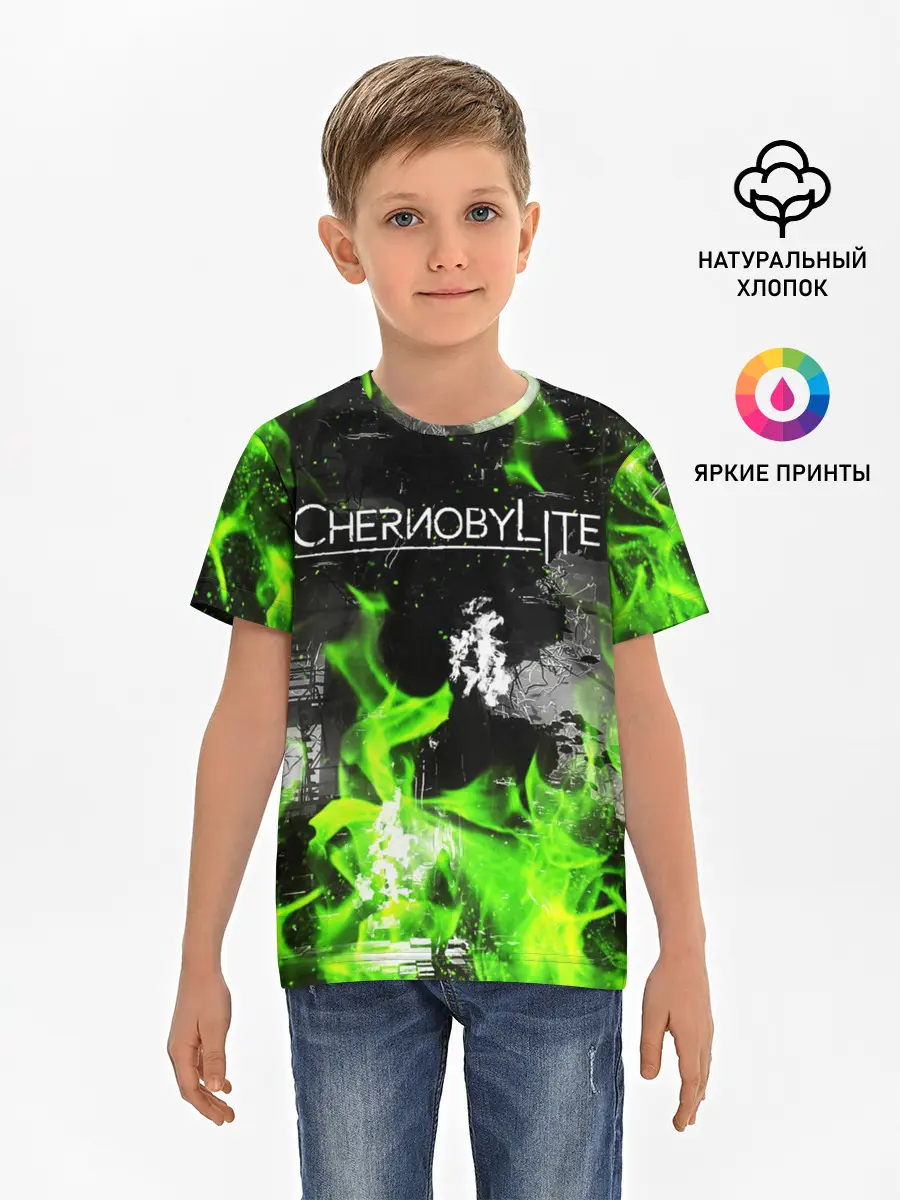 Детская базовая футболка / Chernobylite